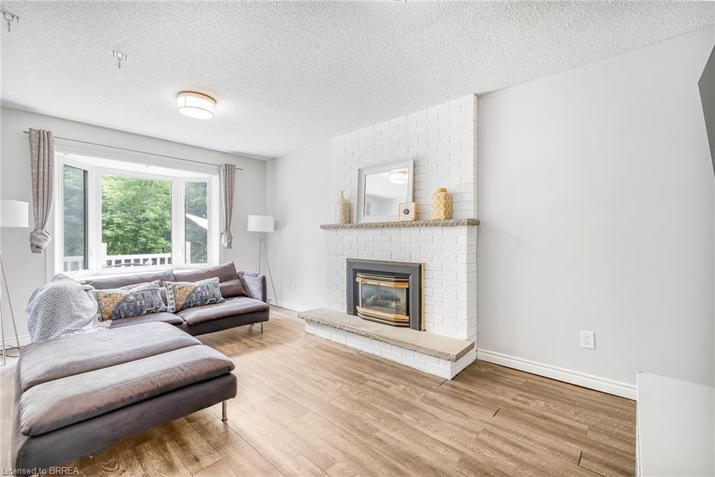 26 Dundalk Crescent, Brampton, ON - Indoor Photo Showing Living Room With Fireplace