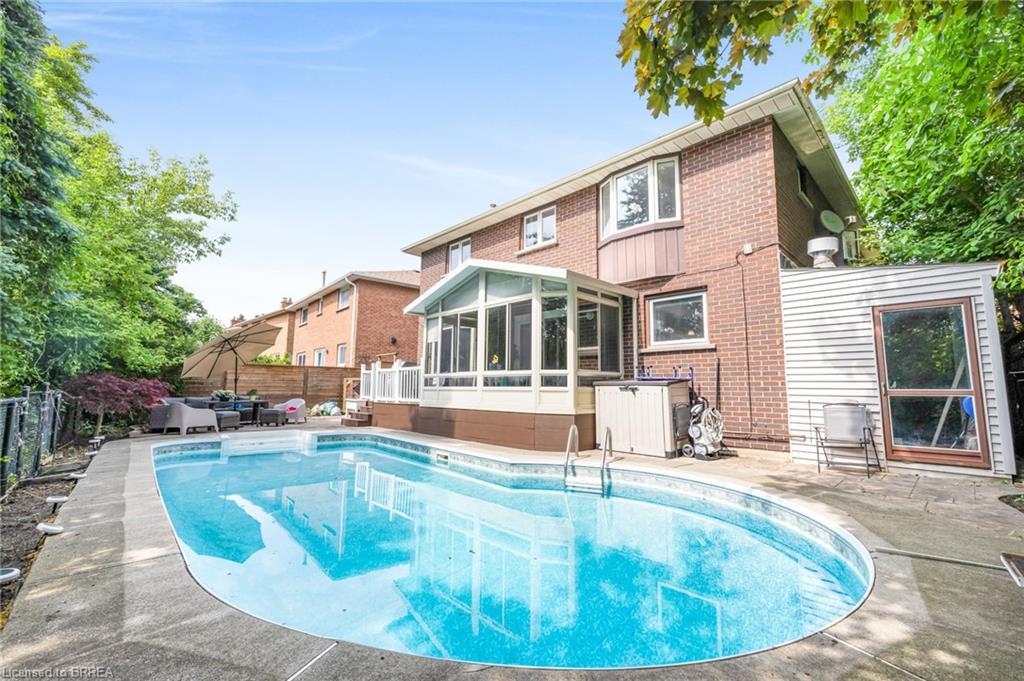 26 Dundalk Crescent, Brampton, ON - Outdoor With In Ground Pool With Deck Patio Veranda With Backyard