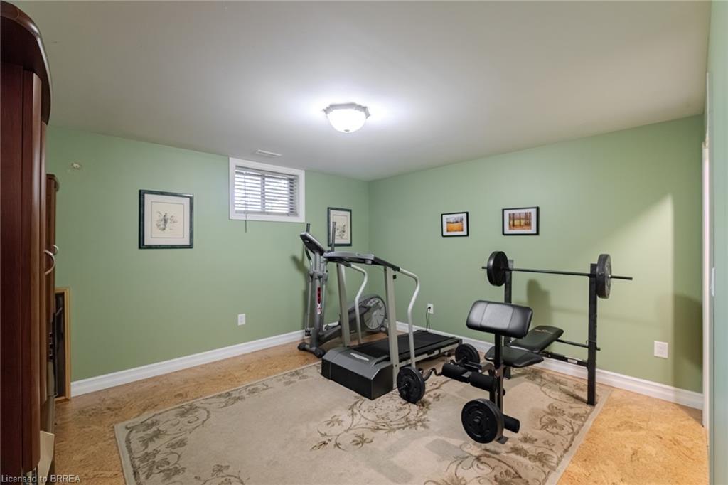 315 Brant County Rd 18 Road, Brantford, ON - Indoor Photo Showing Gym Room