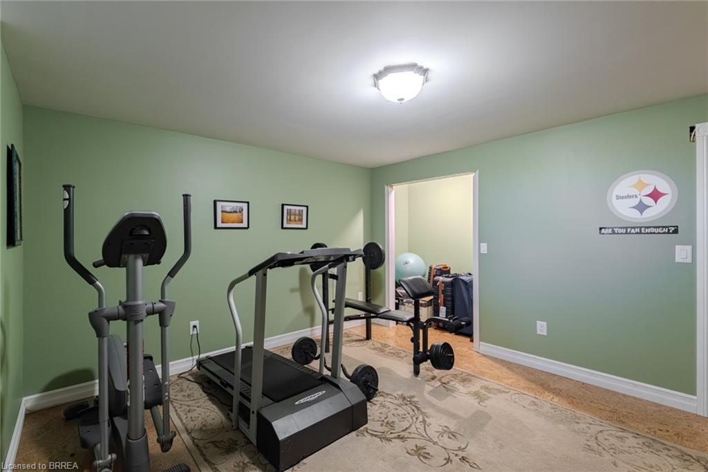 315 Brant County Rd 18 Road, Brantford, ON - Indoor Photo Showing Gym Room