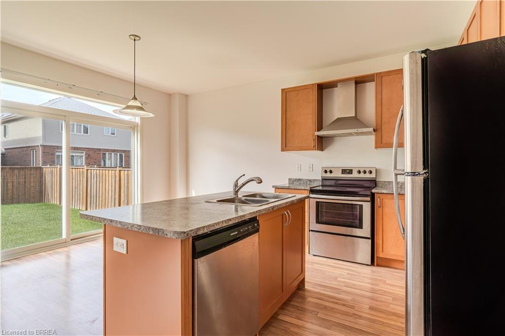 77 Barlow Place Place, Paris, ON - Indoor Photo Showing Kitchen With Double Sink