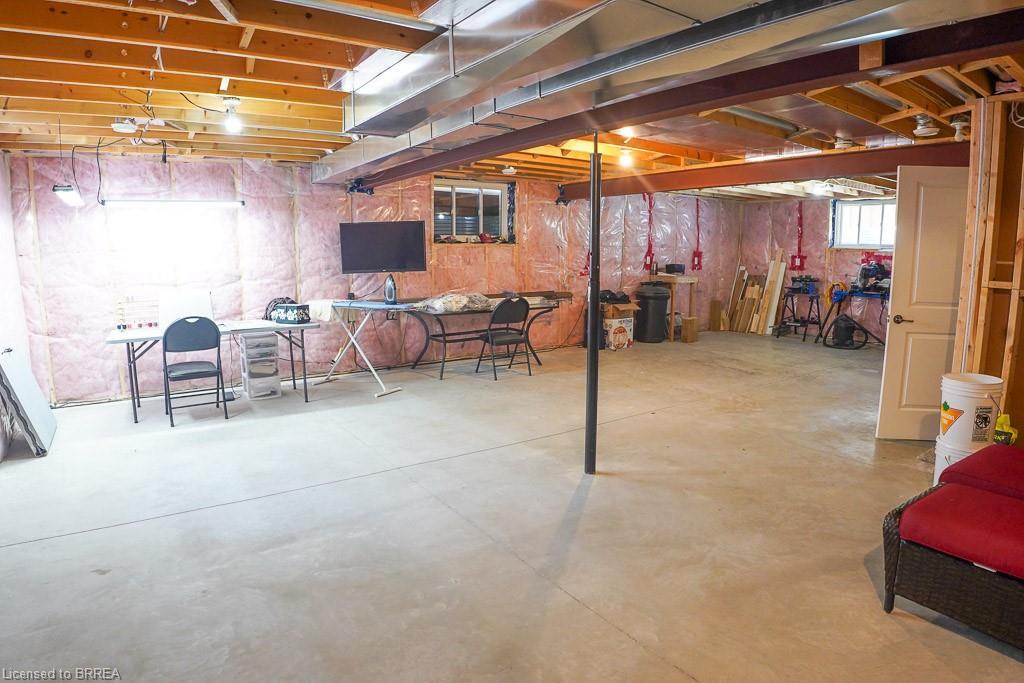6 Gibbons Street, Waterford, ON - Indoor Photo Showing Basement