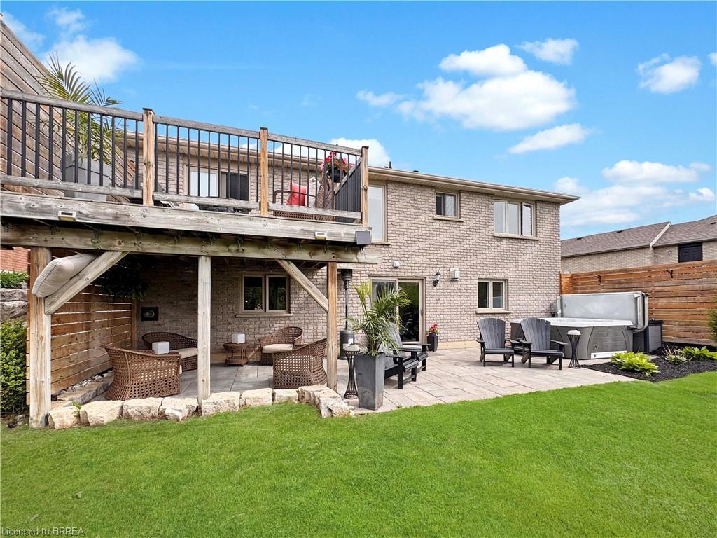 25 Bradbury Crescent, Paris, ON - Outdoor With Deck Patio Veranda With Exterior