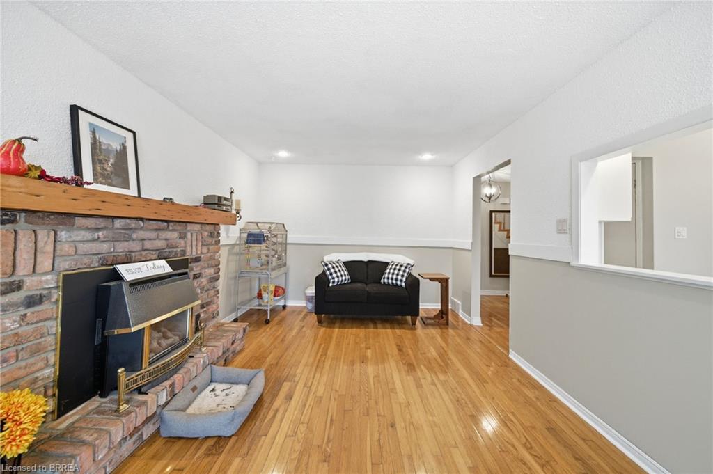 36 Black Locust Way, Brantford, ON - Indoor Photo Showing Living Room With Fireplace