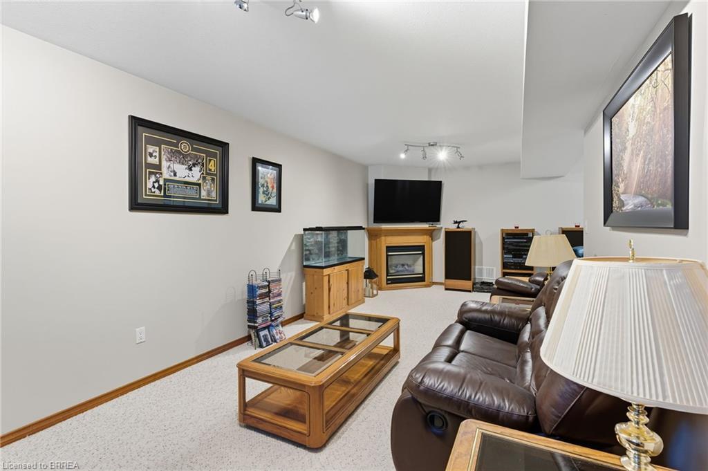 23 Garners Lane, Brantford, ON - Indoor With Fireplace