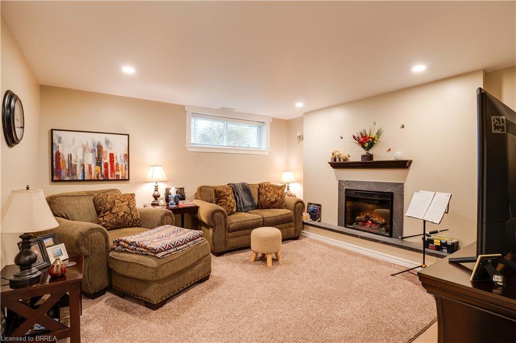 4 Adelaide Avenue, Brantford, ON - Indoor With Fireplace