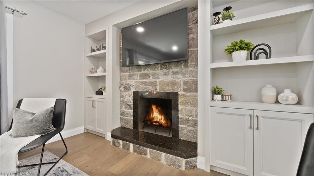 75 Pusey Boulevard, Brantford, ON - Indoor With Fireplace