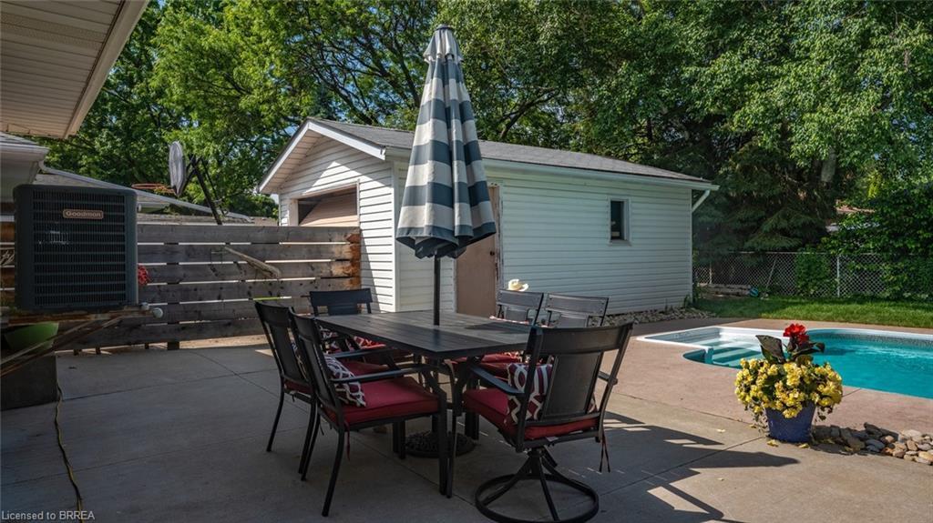 75 Pusey Boulevard, Brantford, ON - Outdoor With In Ground Pool