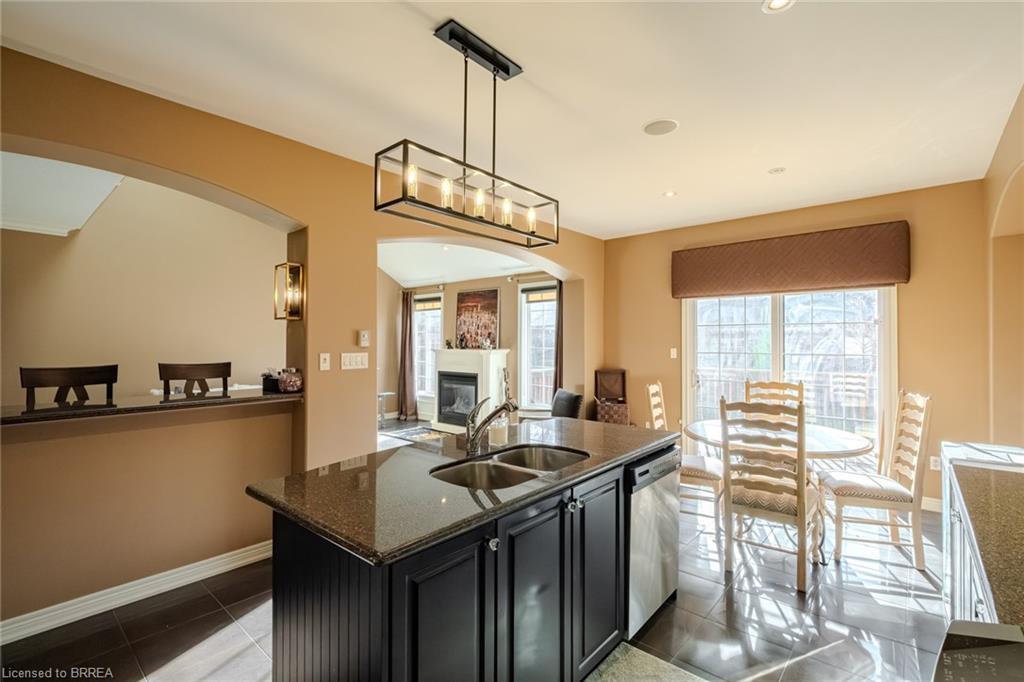 49-655 Park Road N, Brantford, ON - Indoor Photo Showing Kitchen With Double Sink