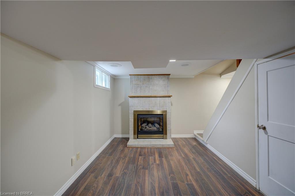 37 Frank Street, Brantford, ON - Indoor With Fireplace