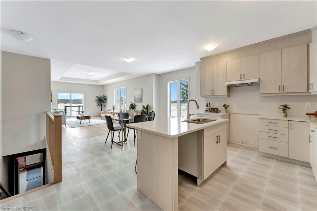 230 Middleton Street, Thamesford, ON - Indoor Photo Showing Kitchen With Double Sink