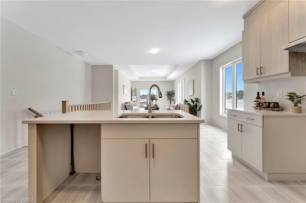 230 Middleton Street, Thamesford, ON - Indoor Photo Showing Kitchen With Double Sink