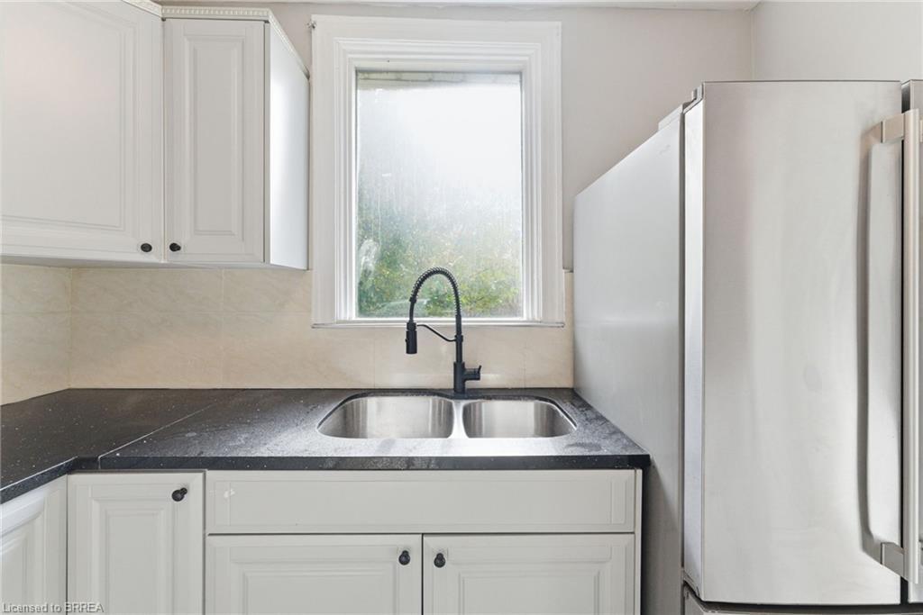 166 Beach Road, Hamilton, ON - Indoor Photo Showing Kitchen With Double Sink