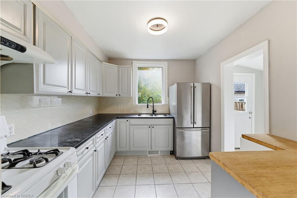 166 Beach Road, Hamilton, ON - Indoor Photo Showing Kitchen With Double Sink