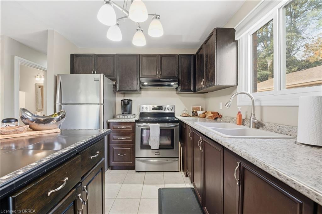 7 Acres Street, Paris, ON - Indoor Photo Showing Kitchen With Double Sink