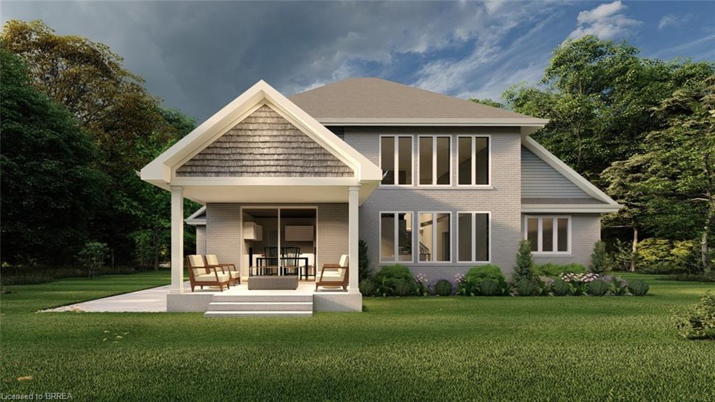 Lot 8 Willowdale Street, Brantford, ON - Outdoor With Deck Patio Veranda With Facade