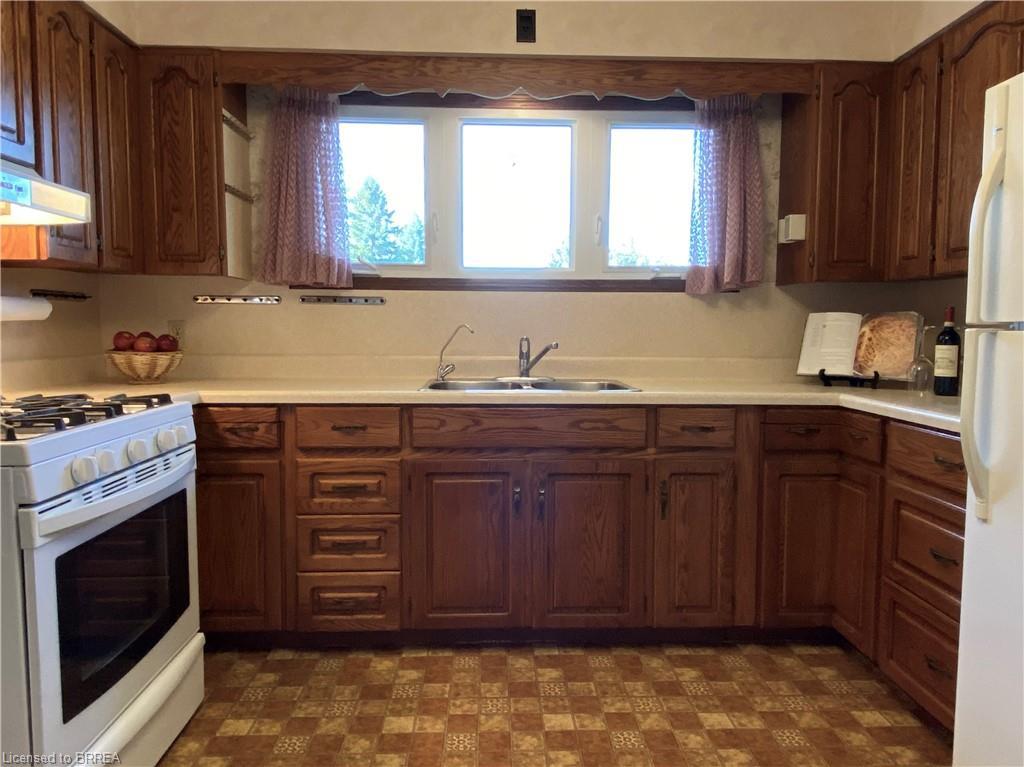 41 Dunsdon Street, Brantford, ON - Indoor Photo Showing Kitchen With Double Sink