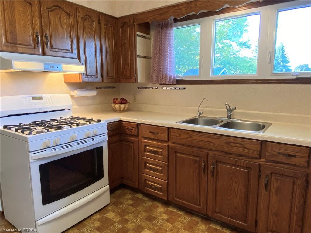 41 Dunsdon Street, Brantford, ON - Indoor Photo Showing Kitchen With Double Sink