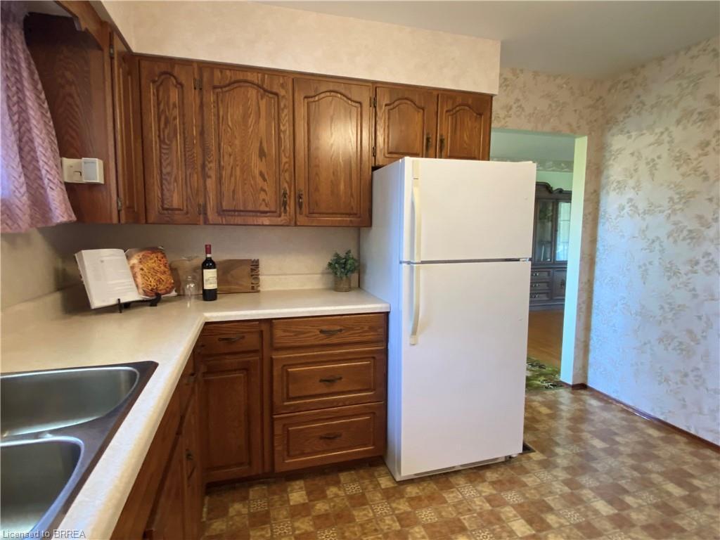41 Dunsdon Street, Brantford, ON - Indoor Photo Showing Kitchen With Double Sink
