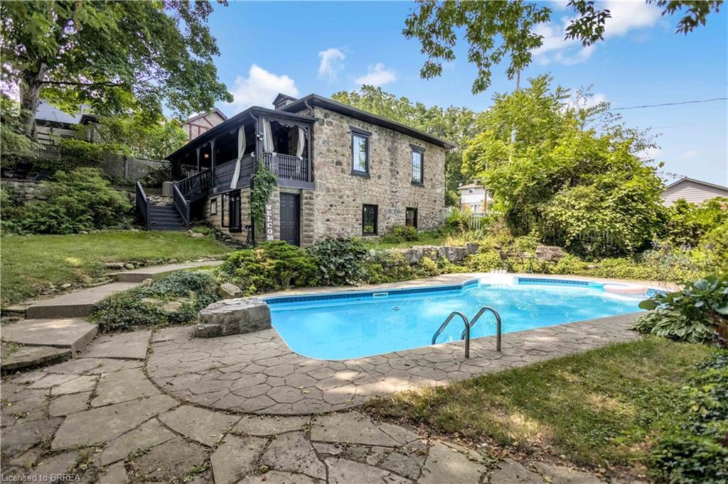 57 Main Street, Paris, ON - Outdoor With In Ground Pool
