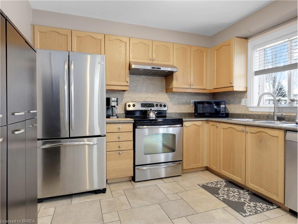 66 Gaydon Way, Brantford, ON - Indoor Photo Showing Kitchen With Stainless Steel Kitchen