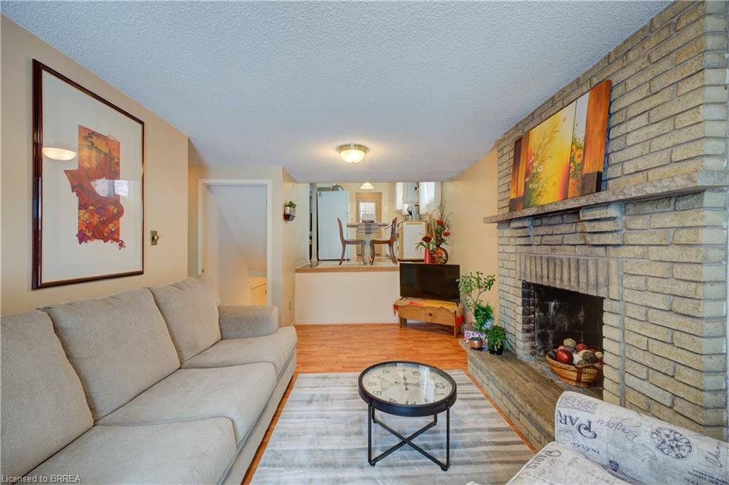 9 Max Webster Road, Brantford, ON - Indoor Photo Showing Living Room With Fireplace