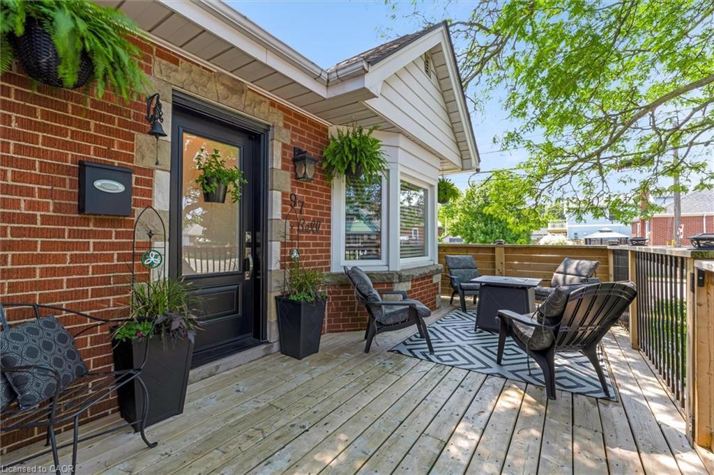 97 Bell Avenue, Hamilton, ON - Outdoor With Deck Patio Veranda With Exterior