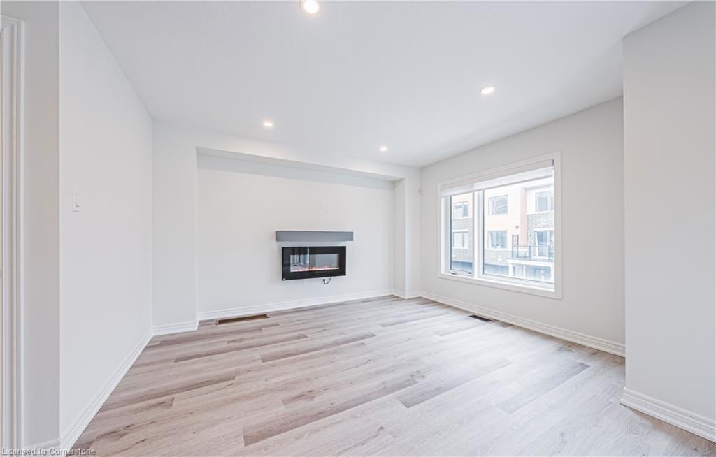 55 Dryden Lane Lane, Hamilton, ON - Indoor With Fireplace