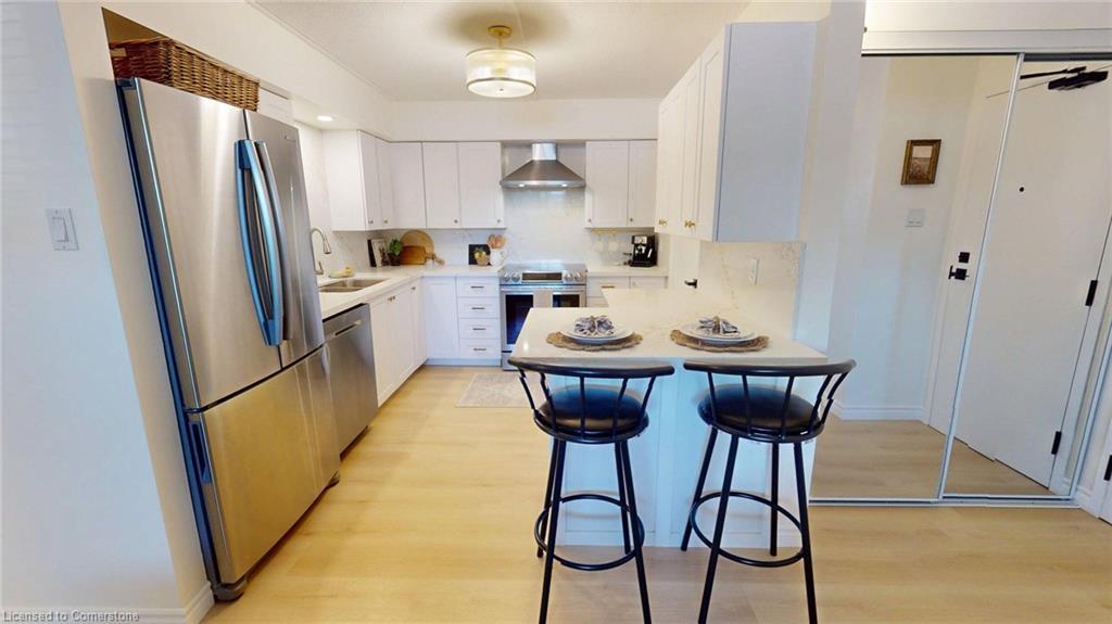 201-50 Campbell Court Court, Stratford, ON - Indoor Photo Showing Kitchen