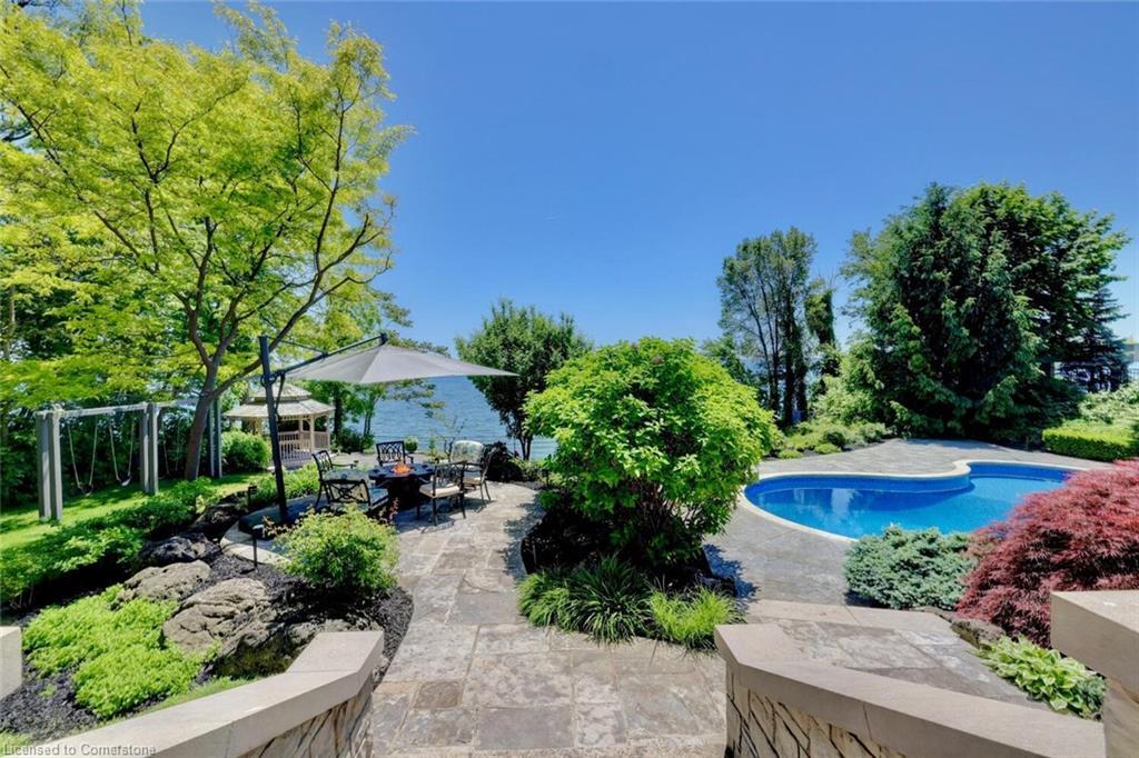 4038 Lakeshore Road, Burlington, ON - Outdoor With In Ground Pool