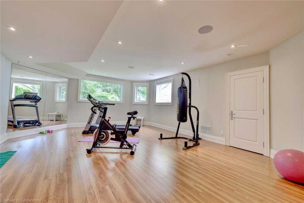 4038 Lakeshore Road, Burlington, ON - Indoor Photo Showing Gym Room