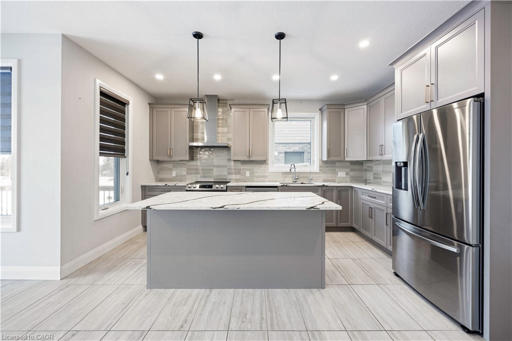 3 Grundy Crescent, Grand Valley, ON - Indoor Photo Showing Kitchen With Stainless Steel Kitchen With Upgraded Kitchen