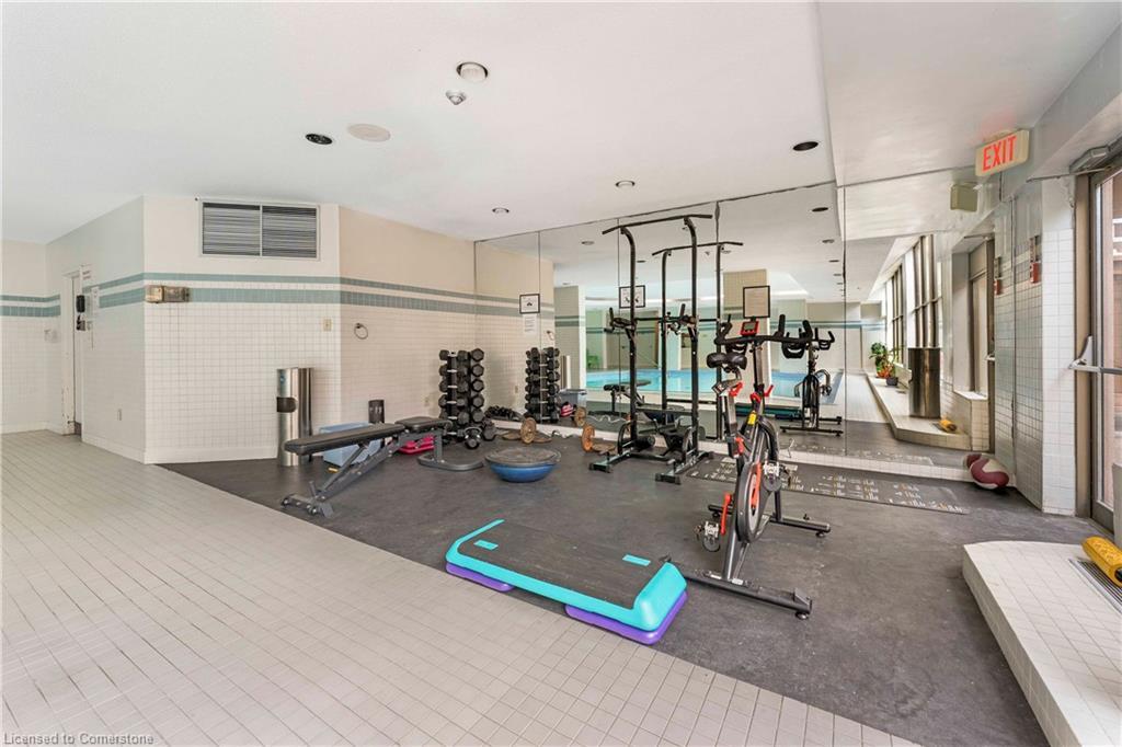 811-65 Scadding Avenue, Toronto, ON - Indoor Photo Showing Gym Room
