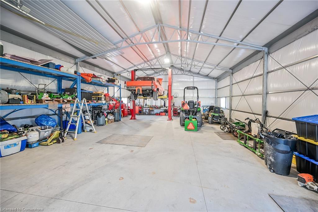 236 #55 Haldimand Road, Nanticoke, ON - Indoor Photo Showing Garage
