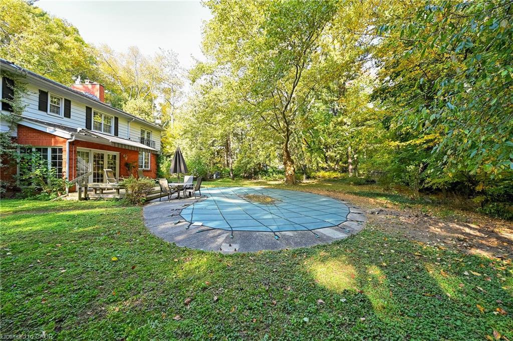 1296 Cumnock Crescent, Oakville, ON - Outdoor With In Ground Pool With Backyard