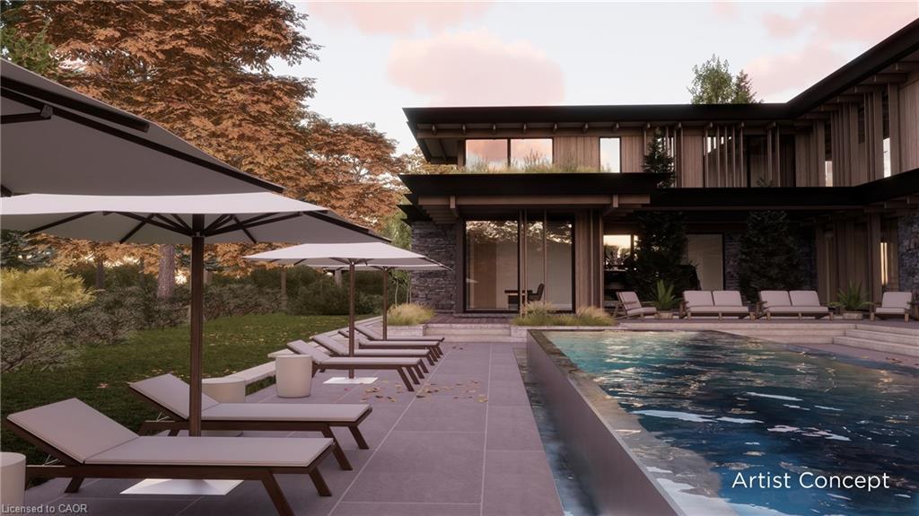 1296 Cumnock Crescent, Oakville, ON - Outdoor With In Ground Pool