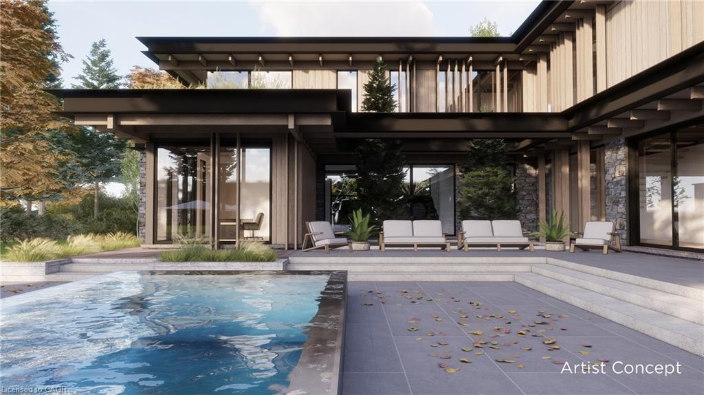 1296 Cumnock Crescent, Oakville, ON - Outdoor With In Ground Pool