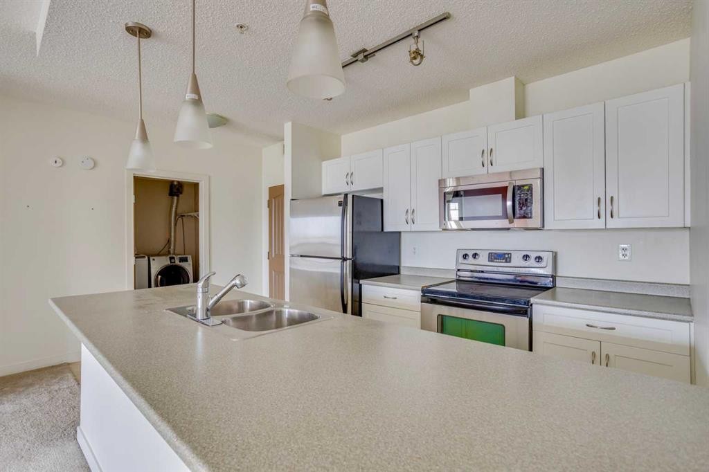 503-136D Sandpiper Road, Fort Mcmurray, AB - Indoor Photo Showing Kitchen With Double Sink