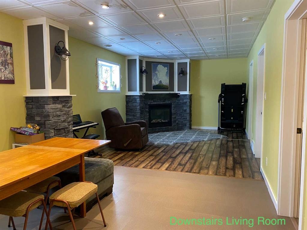 129, 13412 Lakeland Drive Drive, Rural Lac La Biche County, AB - Indoor With Fireplace