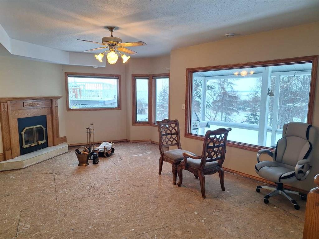 79 Lakeview Crescent, Lac La Biche, AB - Indoor With Fireplace