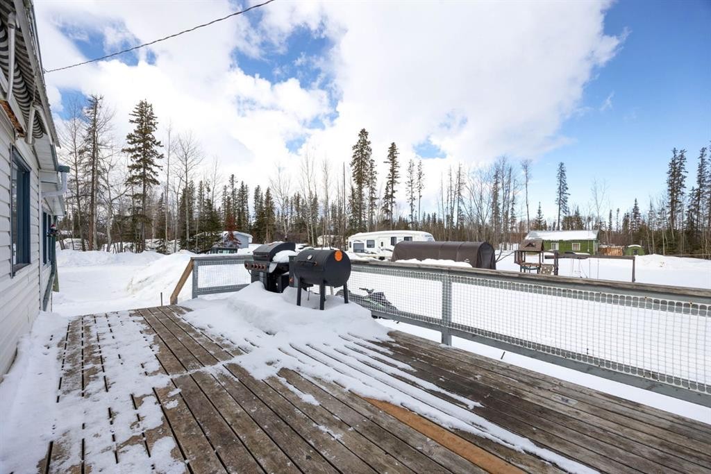 100 Christina Drive, Anzac, AB - Outdoor With Deck Patio Veranda