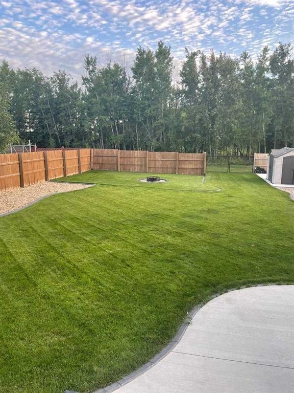 307 Highland Way, Lac La Biche, AB - Outdoor With Backyard