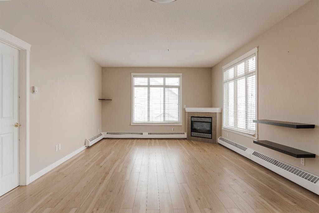 204-100 Denholm Gate, Fort Mcmurray, AB - Indoor With Fireplace