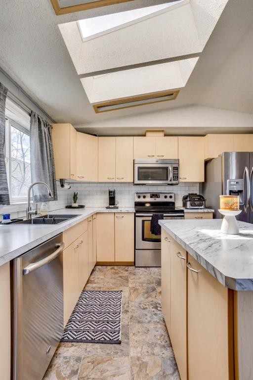 123 Hunter Place, Fort Mcmurray, AB - Indoor Photo Showing Kitchen With Stainless Steel Kitchen
