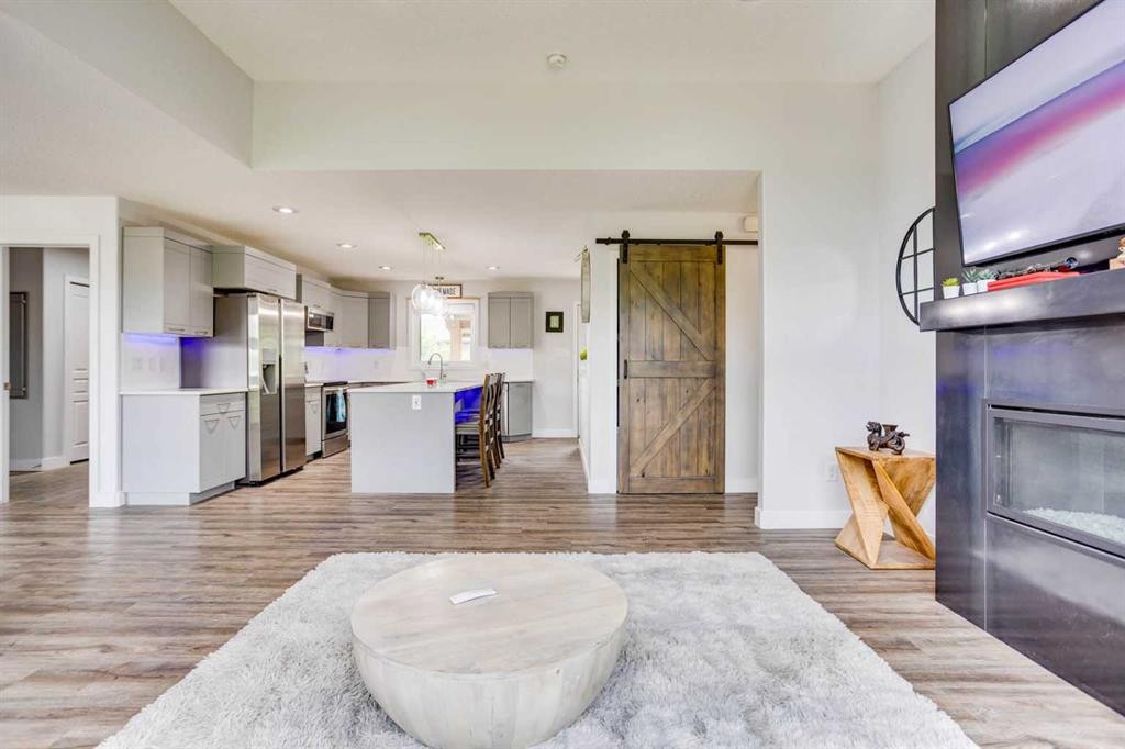 7313 Hughes Avenue, Fort Mcmurray, AB - Indoor With Fireplace