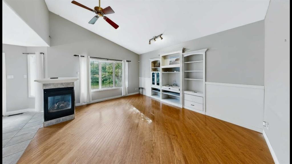 117 Barber Drive, Fort Mcmurray, AB - Indoor Photo Showing Living Room With Fireplace