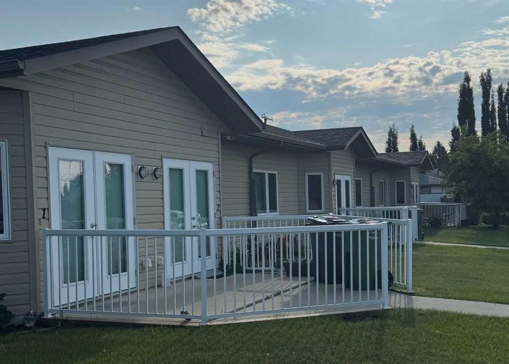 2-5414 51 Street, Rimbey, AB - Outdoor With Deck Patio Veranda