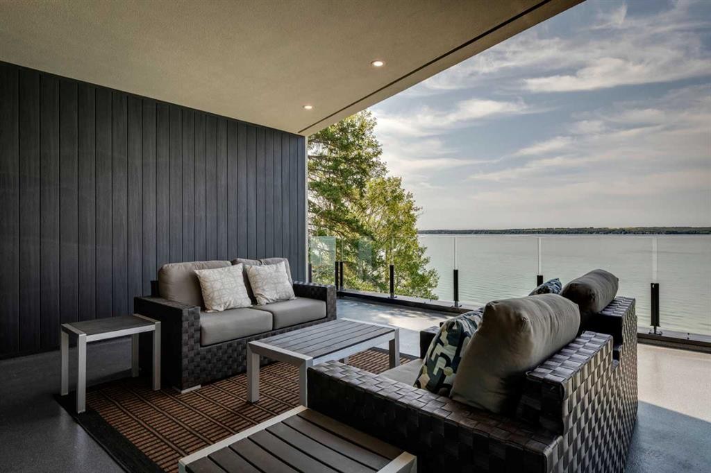 71 Birchcliff Road, Birchcliff, AB - Outdoor With Body Of Water With Deck Patio Veranda With Exterior