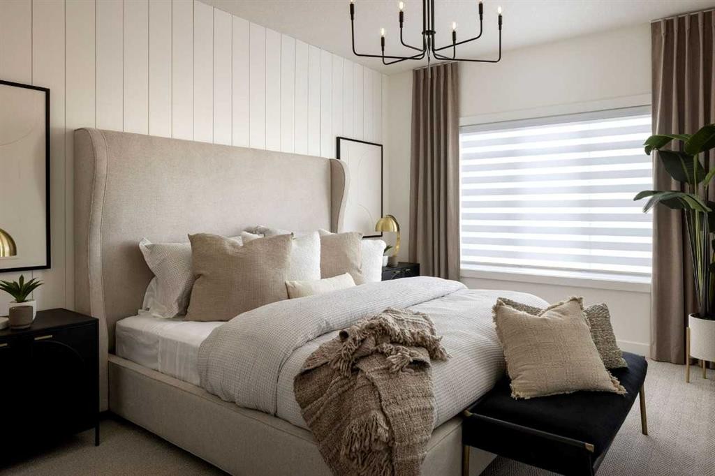 143 Creekview Avenue Sw, Calgary, AB - Indoor Photo Showing Bedroom