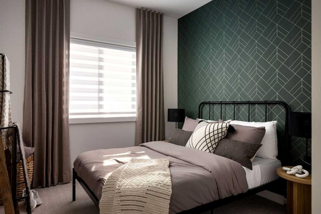 143 Creekview Avenue Sw, Calgary, AB - Indoor Photo Showing Bedroom